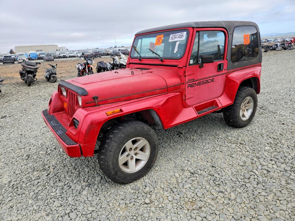 Продаж на аукціоні авто 1991 Jeep Wrangler / Yj, vin: 2J4FY69S6MJ117046, номер лоту: 62841466