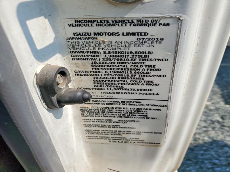 2017 Isuzu Nrr მანქანა იყიდება აუქციონზე, vin: JALE5W163H7301814, აუქციონის ნომერი: 57164096