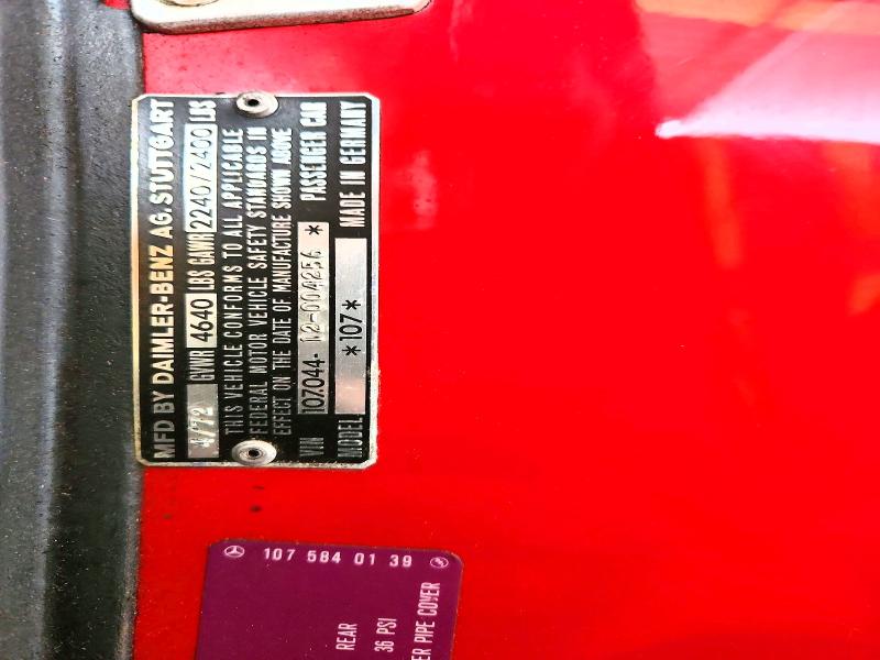 64239626 :رقم المزاد ، 10704412004256 vin ، 1972 Mercedes-benz 450 Sl مزاد بيع