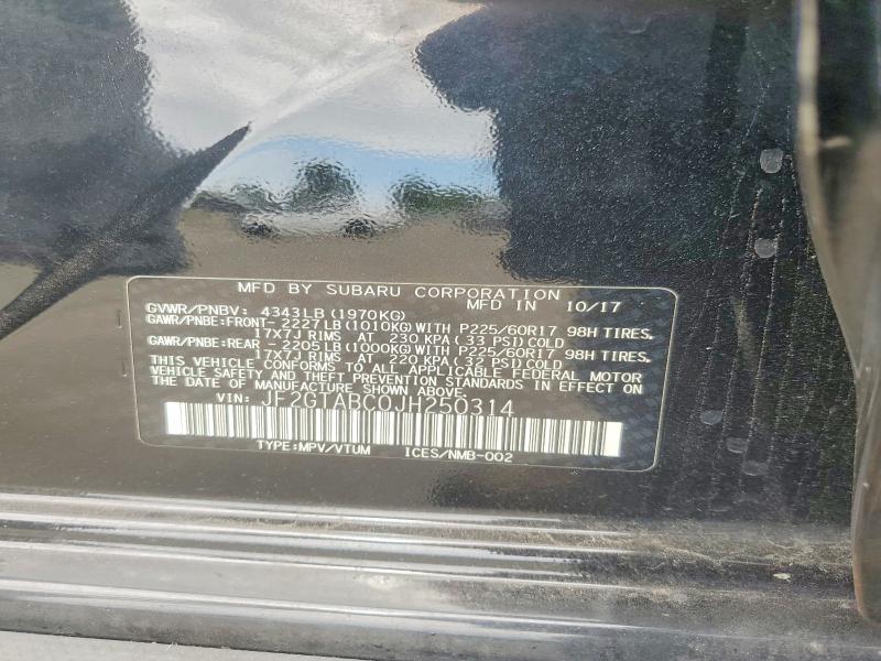 Aukcja sprzedaży 2018 Subaru Crosstrek, vin: JF2GTABC0JH250314, numer aukcji: 63703546