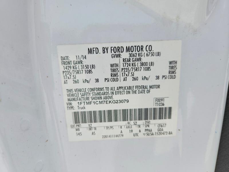 Продаж на аукціоні авто 2014 Ford F150, vin: 1FTMF1CM7EKG23079, номер лоту: 63844396