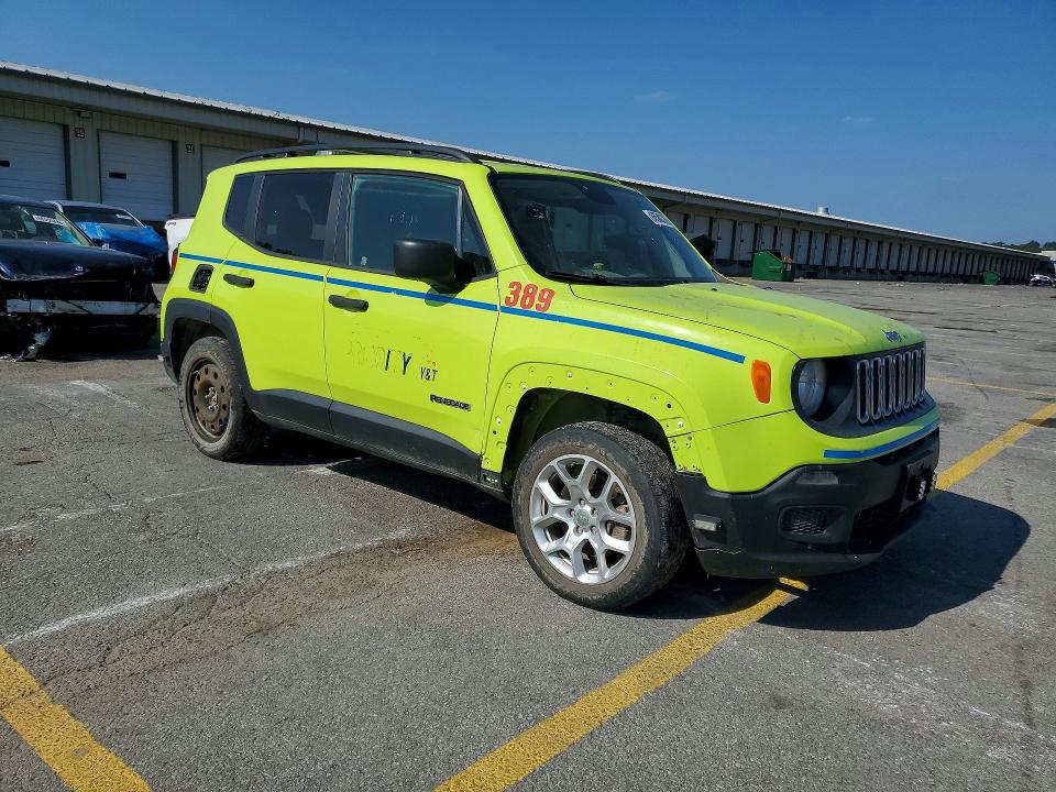 66580376 :رقم المزاد ، ZACCJBAB5JPJ15983 vin ، 2018 Jeep Renegade مزاد بيع