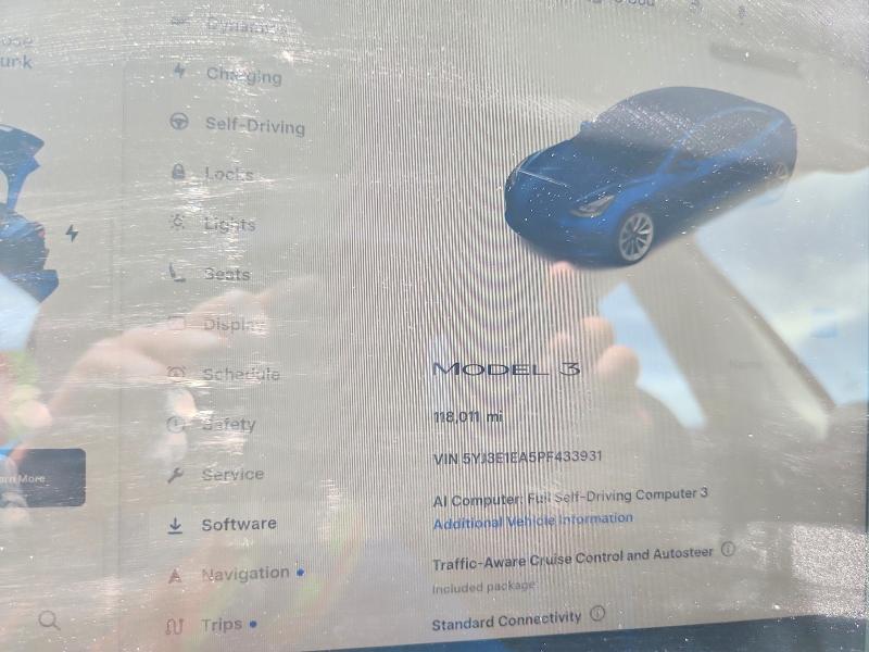 Aukcja sprzedaży 2023 Tesla Model 3, vin: 5YJ3E1EA5PF433931, numer aukcji: 63398876