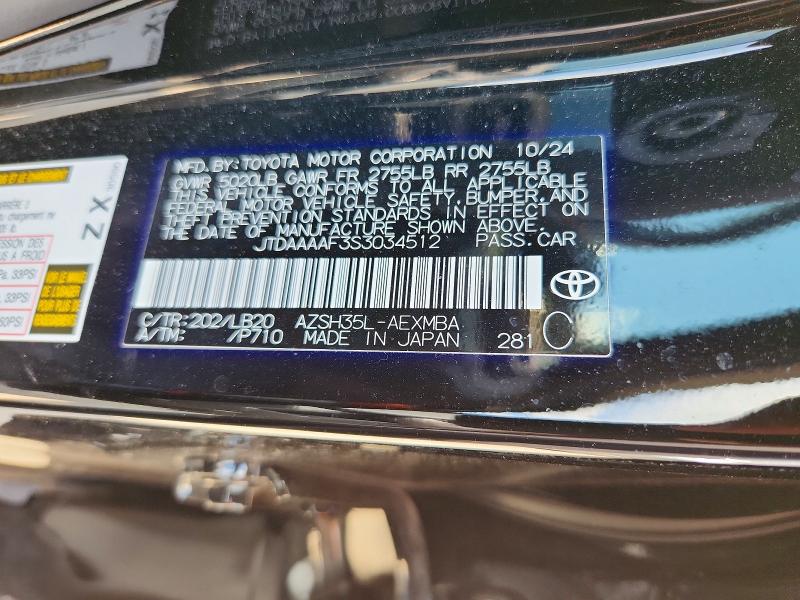 Продаж на аукціоні авто 2025 Toyota Crown, vin: JTDAAAAF3S3034512, номер лоту: 66349896
