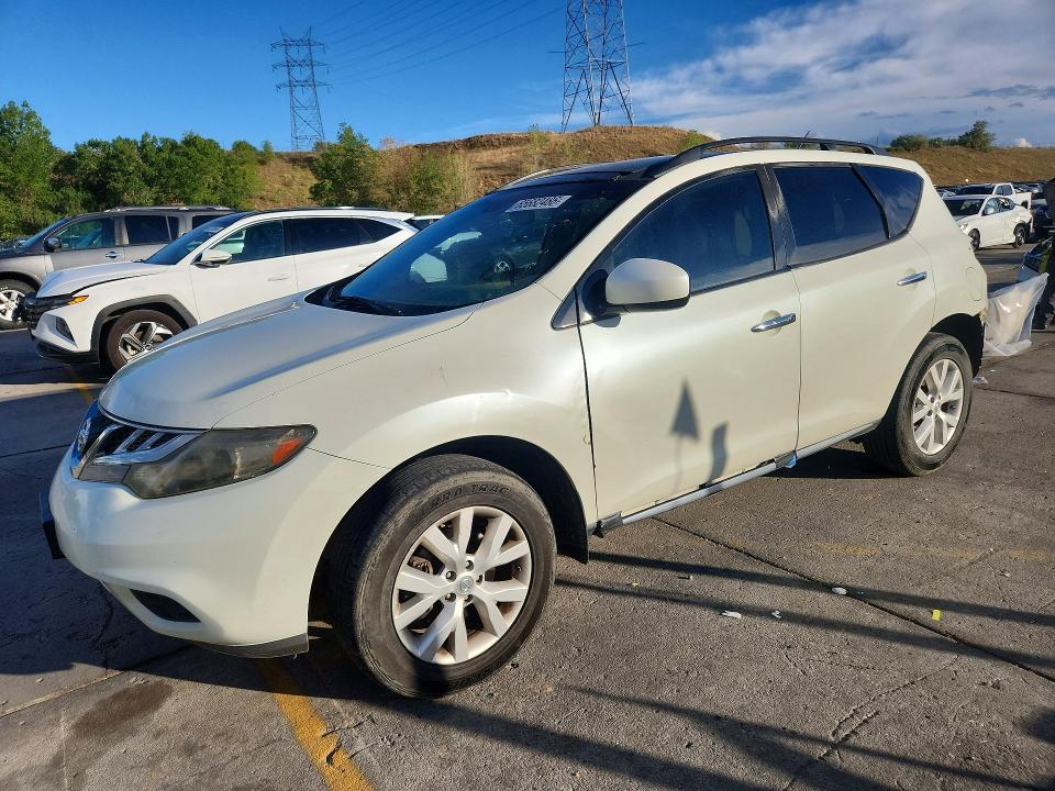 2011 Nissan Murano მანქანა იყიდება აუქციონზე, vin: JN8AZ1MW0BW183760, აუქციონის ნომერი: 65682486