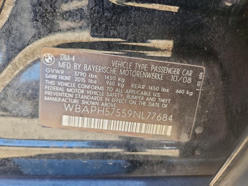 Продаж на аукціоні авто 2009 Bmw 328, vin: WBAPH57559NL77684, номер лоту: 65568576