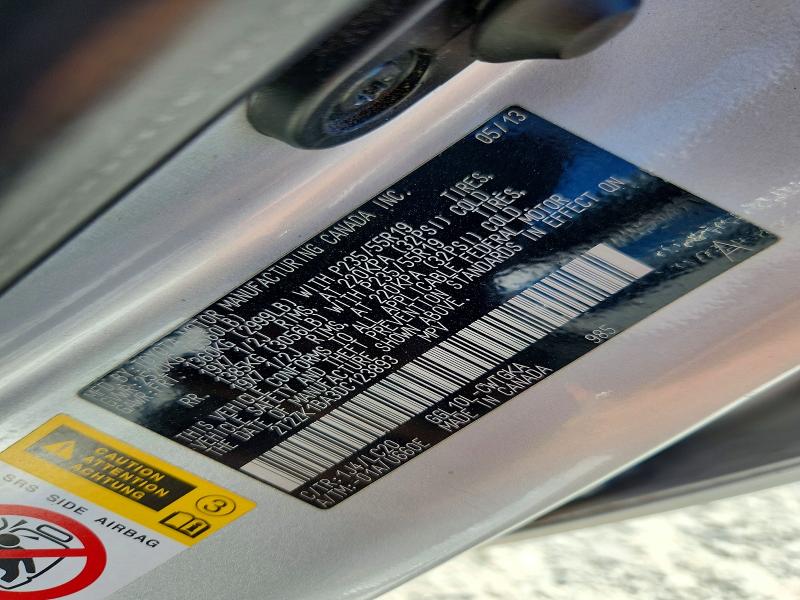 66221126 :رقم المزاد ، 2T2ZK1BA3DC123893 vin ، 2013 Lexus Rx مزاد بيع