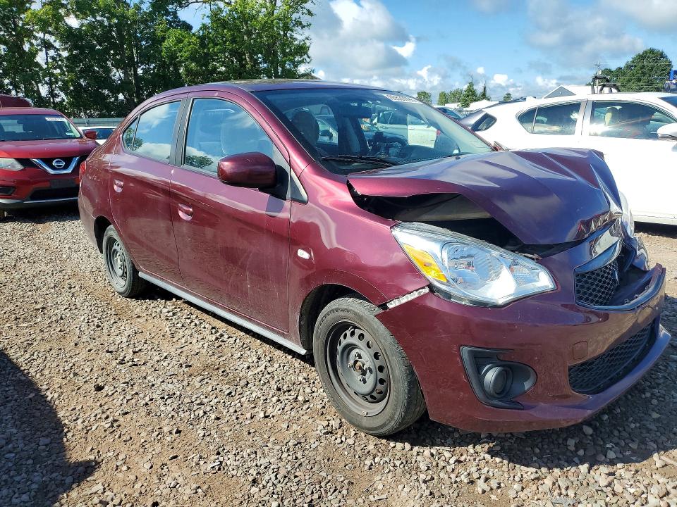 65530996 :رقم المزاد ، ML32F3FJ6LHF13063 vin ، 2020 Mitsubishi Mirage مزاد بيع