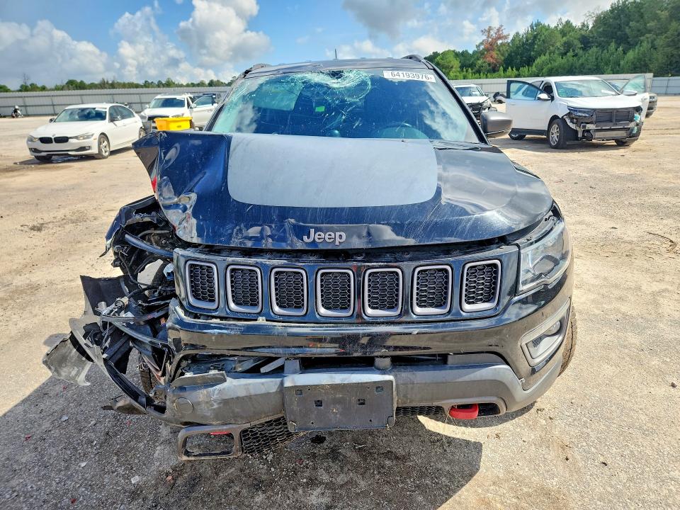 2019 Jeep Compass მანქანა იყიდება აუქციონზე, vin: 3C4NJDDB3KT754022, აუქციონის ნომერი: 64193976