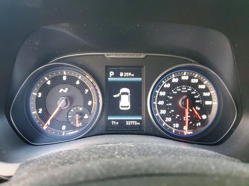 2022 Hyundai Veloster N მანქანა იყიდება აუქციონზე, vin: KMHT36AH1NU015596, აუქციონის ნომერი: 61594236