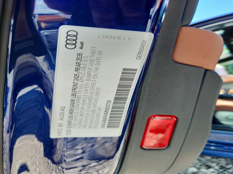 63645686 :رقم المزاد ، WAUABAF40MN003730 vin ، 2021 Audi A4 مزاد بيع