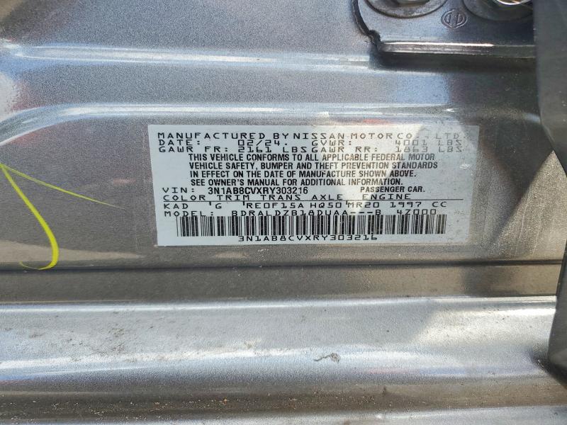 Продаж на аукціоні авто 2024 Nissan Sentra, vin: 3N1AB8CVXRY303216, номер лоту: 67284826