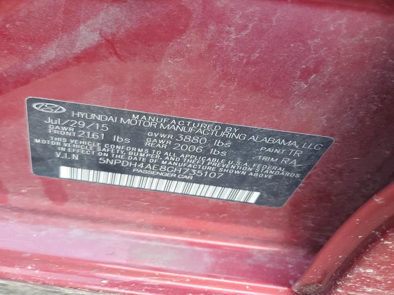 Продаж на аукціоні авто 2016 Hyundai Elantra, vin: 5NPDH4AE8GH735107, номер лоту: 66738046
