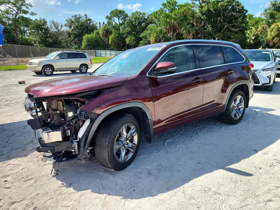 66653566 :رقم المزاد ، 5TDYZRFH3KS322688 vin ، 2019 Toyota Highlander مزاد بيع