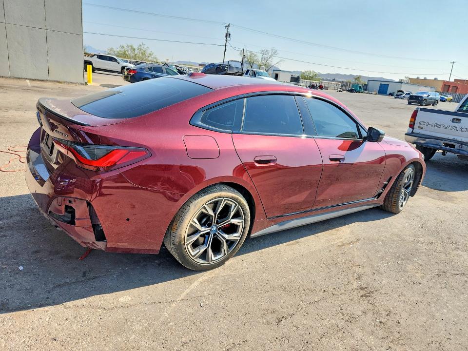 2023 Bmw I4 მანქანა იყიდება აუქციონზე, vin: WBY73AW08PFR44363, აუქციონის ნომერი: 64227596