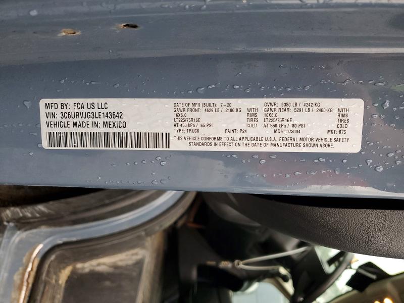 Продажа на аукционе авто 2020 Ram Promaster 3500, vin: 3C6URVJG3LE143642, номер лота: 64185996