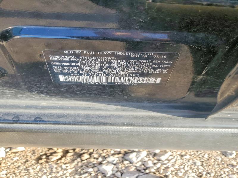 2016 Subaru Crosstrek მანქანა იყიდება აუქციონზე, vin: JF2GPABC2GH251283, აუქციონის ნომერი: 65384886