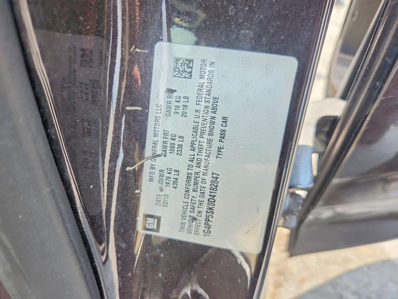 64926706 :رقم المزاد ، 1G4PP5SK0D4182847 vin ، 2013 Buick Verano مزاد بيع