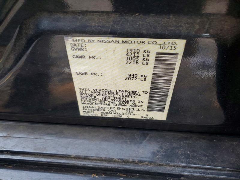 Aukcja sprzedaży 2015 Nissan Altima, vin: 1N4AL3AP1FC950115, numer aukcji: 64751506