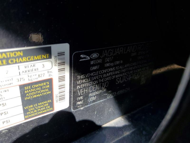 Продаж на аукціоні авто 2018 Jaguar Xe, vin: SAJAS4FX6JCP20074, номер лоту: 66214176