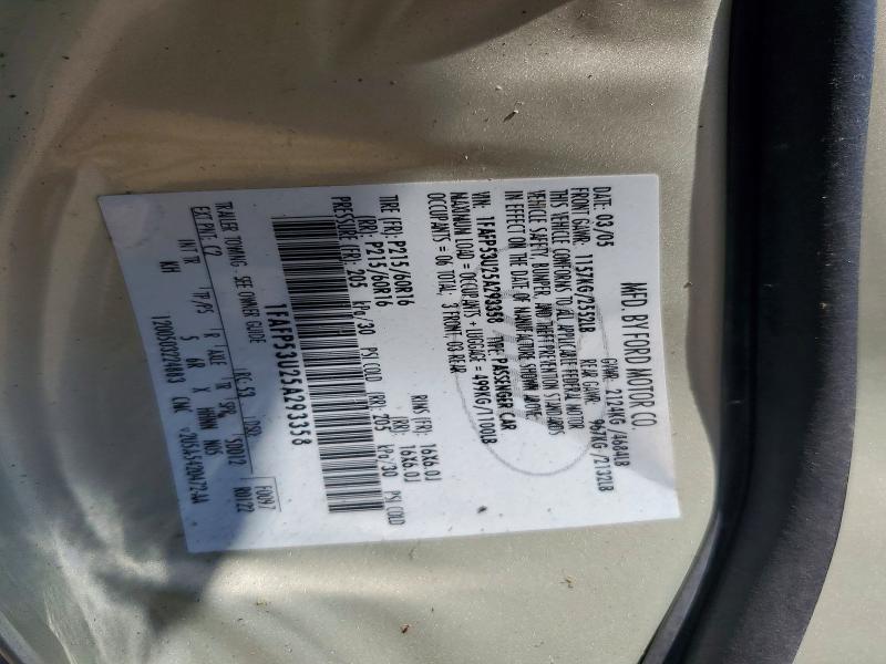 Продажа на аукционе авто 2005 Ford Taurus, vin: 1FAFP53U25A293358, номер лота: 66548266
