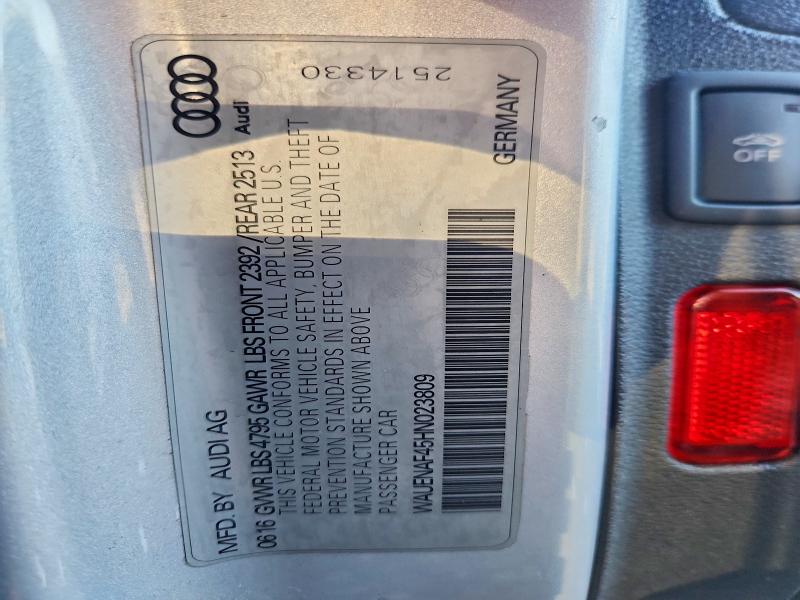 Aukcja sprzedaży 2017 Audi A4, vin: WAUENAF45HN023809, numer aukcji: 66349906