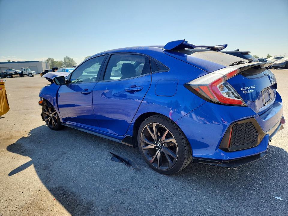 66576646 :رقم المزاد ، SHHFK7H44HU202744 vin ، 2017 Honda Civic مزاد بيع