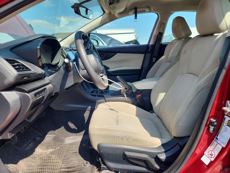 63652696 :رقم المزاد ، 4S3GTAA62K1730620 vin ، 2019 Subaru Impreza مزاد بيع