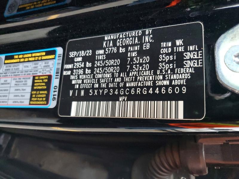 Продажа на аукционе авто 2024 Kia Telluride, vin: 5XYP34GC6RG446609, номер лота: 66182836