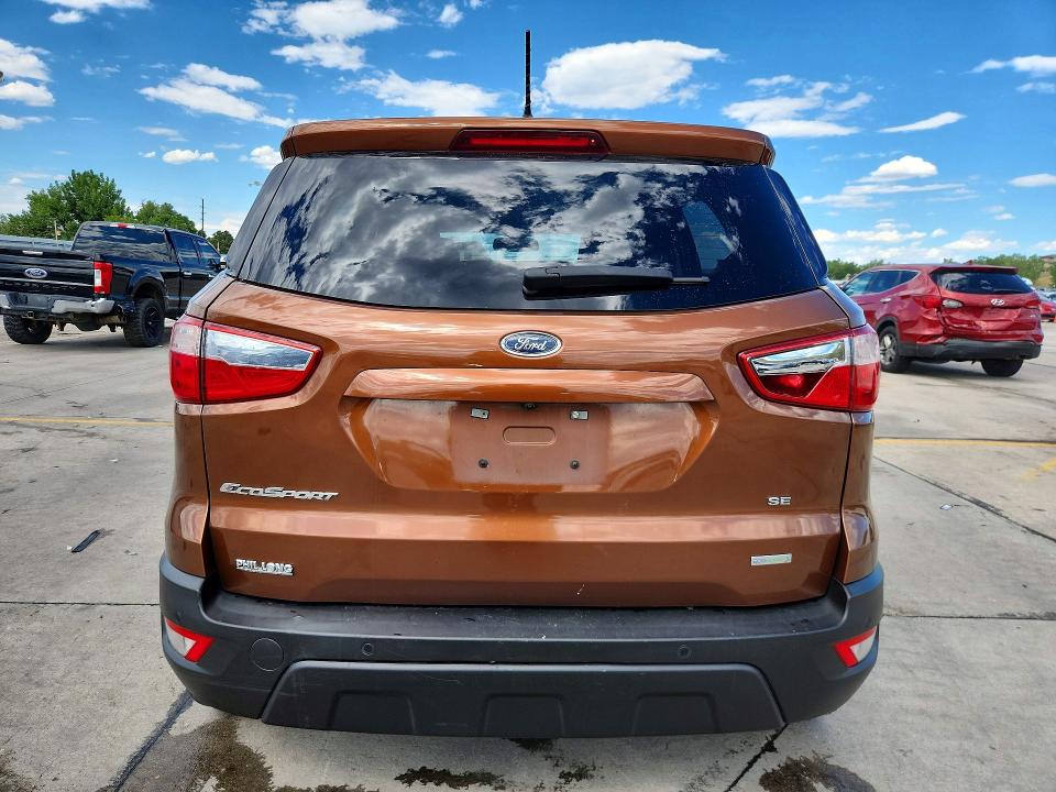 2019 Ford Ecosport მანქანა იყიდება აუქციონზე, vin: MAJ3S2GE5KC289226, აუქციონის ნომერი: 65326766