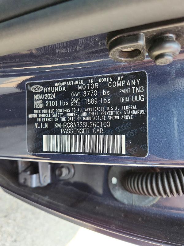 64191746 :رقم المزاد ، KMHRC8A33SU360103 vin ، 2025 Hyundai Venue مزاد بيع
