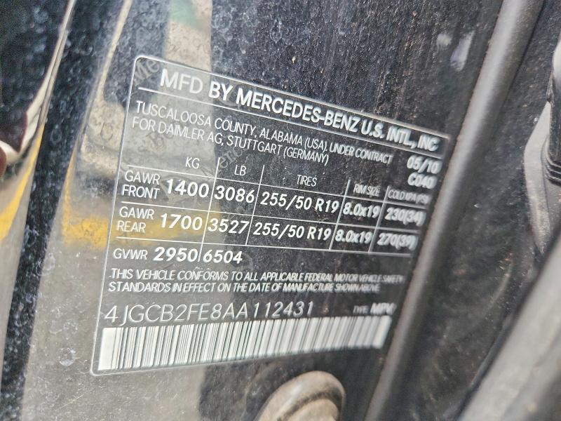 Продаж на аукціоні авто 2010 Mercedes-benz R, vin: 4JGCB2FE8AA112431, номер лоту: 64583726