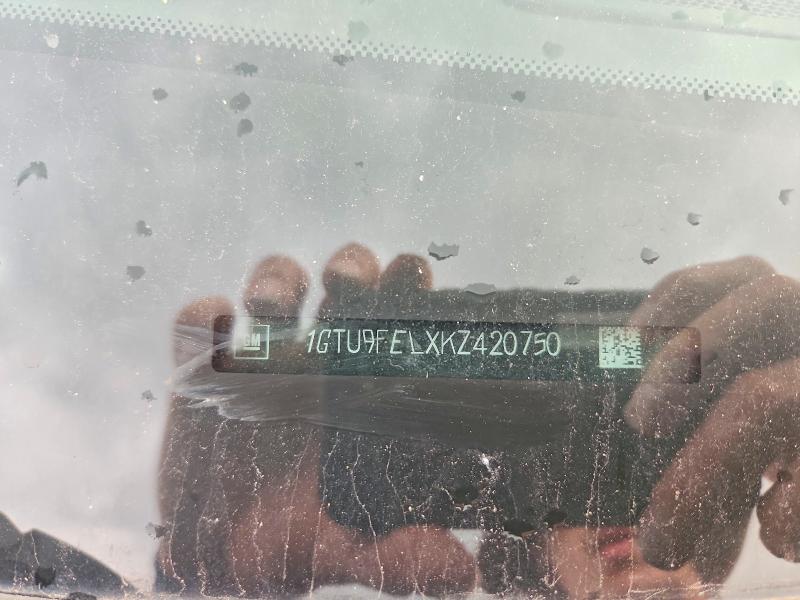 66237336 :رقم المزاد ، 1GTU9FELXKZ420750 vin ، 2019 Gmc Sierra مزاد بيع