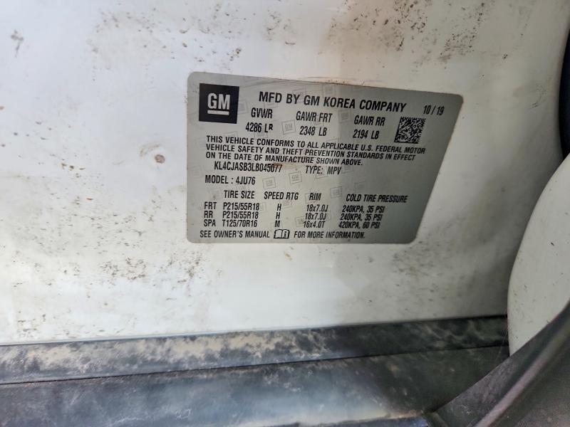 Продажа на аукционе авто 2020 Buick Encore, vin: KL4CJASB3LB045077, номер лота: 65484306
