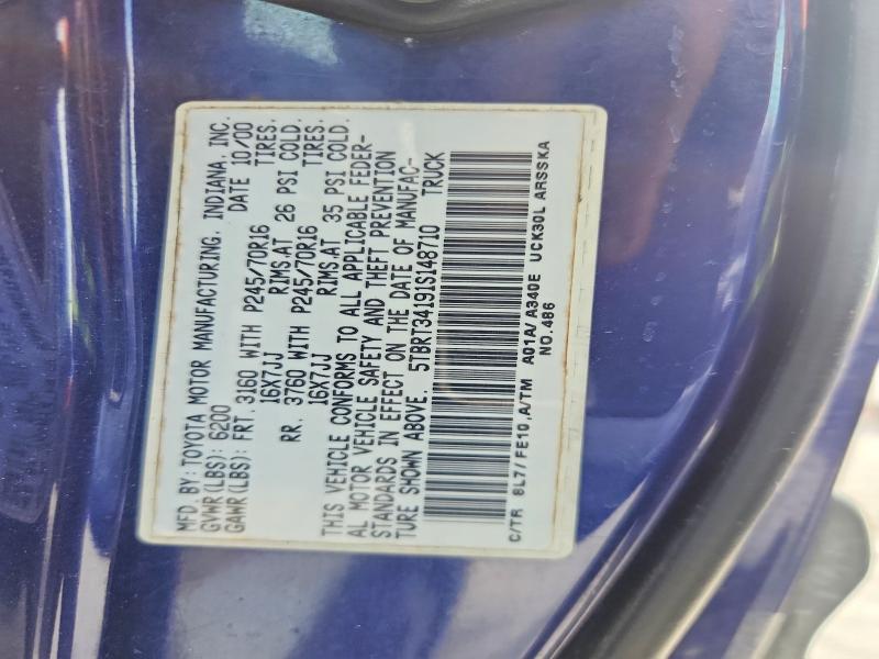 64008746 :رقم المزاد ، 5TBRT34191S148710 vin ، 2001 Toyota Tundra مزاد بيع