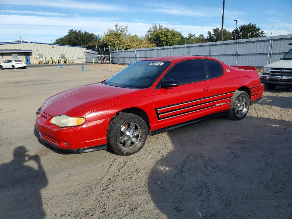 2004 Chevrolet Monte Carlo მანქანა იყიდება აუქციონზე, vin: 2G1WZ121549325131, აუქციონის ნომერი: 65887476