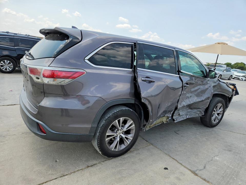 Aukcja sprzedaży 2015 Toyota Highlander, vin: 5TDZKRFH6FS104338, numer aukcji: 63750996