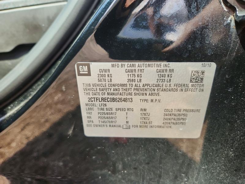 Aukcja sprzedaży 2011 Gmc Terrain, vin: 2CTFLREC0B6264813, numer aukcji: 65588786