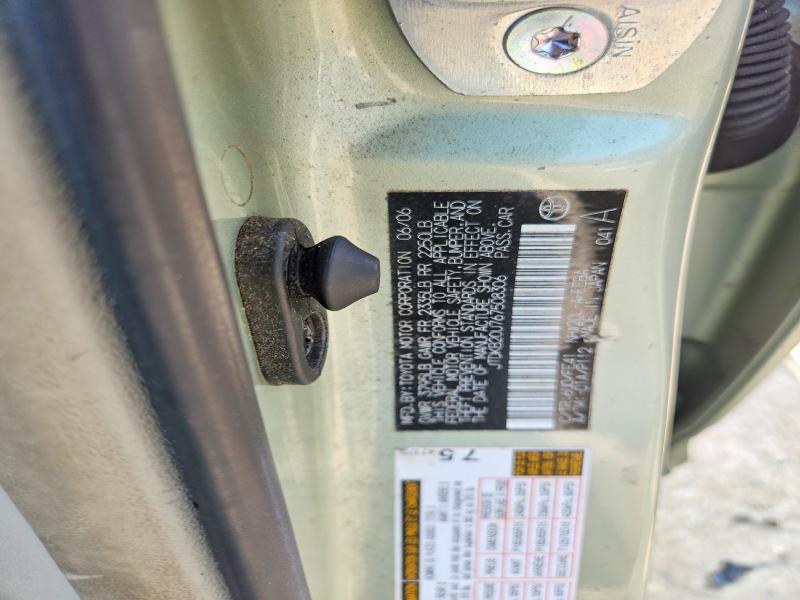 Продаж на аукціоні авто 2006 Toyota Prius, vin: JTDKB20U767508306, номер лоту: 63574826