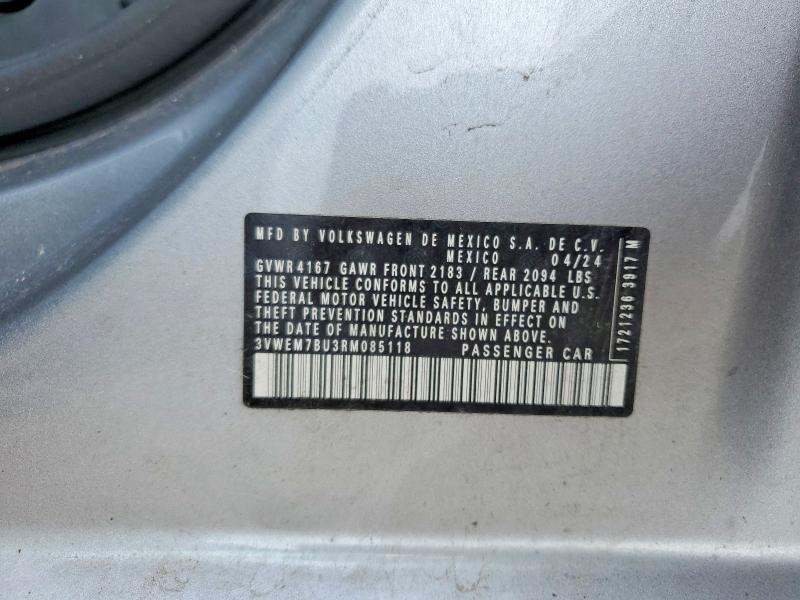 Продаж на аукціоні авто 2024 Volkswagen Jetta, vin: 3VWEM7BU3RM085118, номер лоту: 65107466