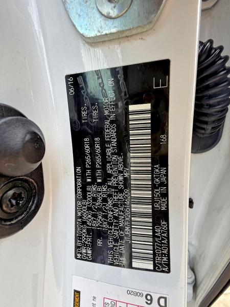Продажа на аукционе авто 2016 Lexus Gx, vin: JTJBM7FX2G5146209, номер лота: 64521186