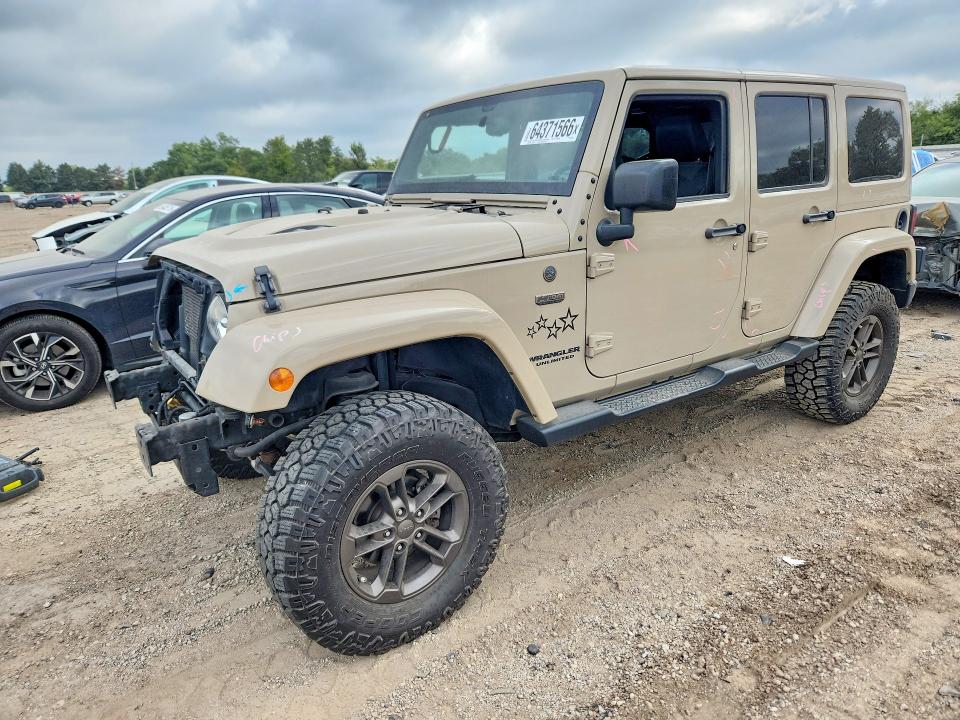 Aukcja sprzedaży 2016 Jeep Wrangler Unlimited, vin: 1C4BJWEG6GL260829, numer aukcji: 64371566