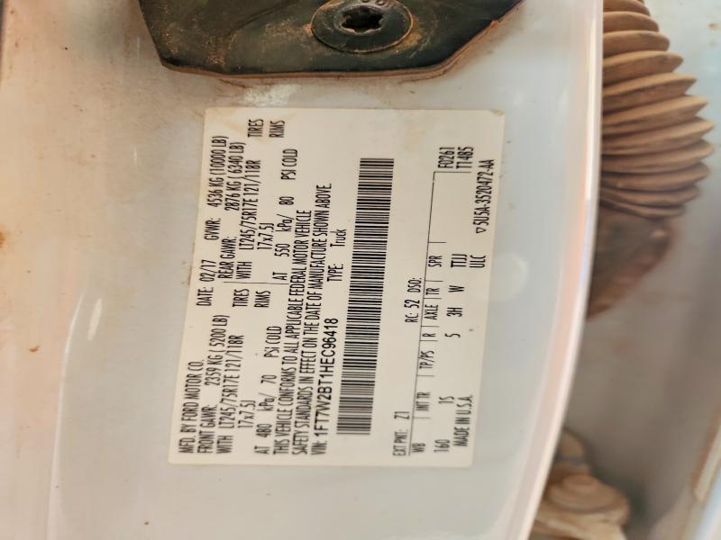 Aukcja sprzedaży 2017 Ford F250, vin: 1FT7W2BT1HEC96418, numer aukcji: 66005746