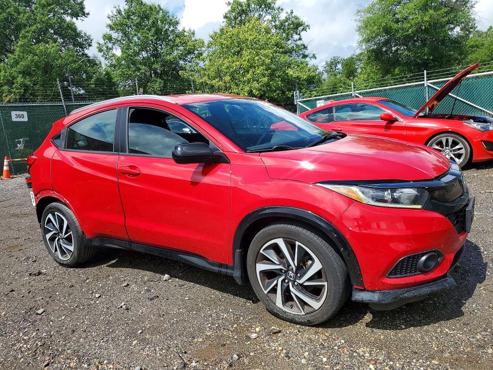 2019 Honda Hr-v მანქანა იყიდება აუქციონზე, vin: 3CZRU6H18KG707318, აუქციონის ნომერი: 63468246