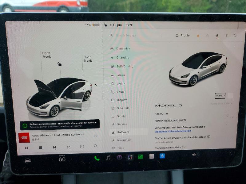 Продажа на аукционе авто 2022 Tesla Model 3, vin: 5YJ3E1EA2NF368971, номер лота: 65753986