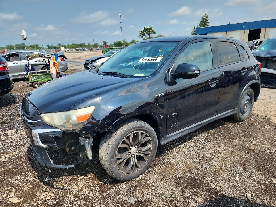 2018 Mitsubishi Outlander Sport მანქანა იყიდება აუქციონზე, vin: JA4AP3AU2JZ007493, აუქციონის ნომერი: 64552906