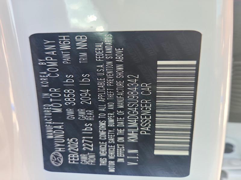Aukcja sprzedaży 2025 Hyundai Elantra, vin: KMHLM4DG4SU984342, numer aukcji: 64576546