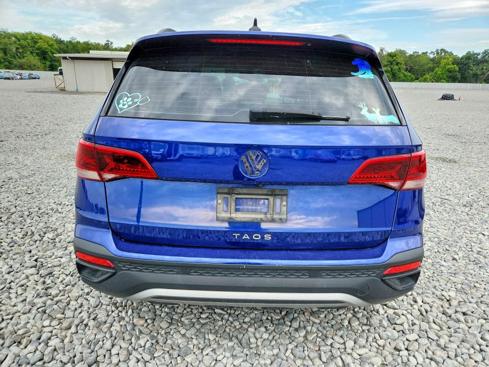 2022 Volkswagen Taos მანქანა იყიდება აუქციონზე, vin: 3VVDX7B28NM022757, აუქციონის ნომერი: 65801656