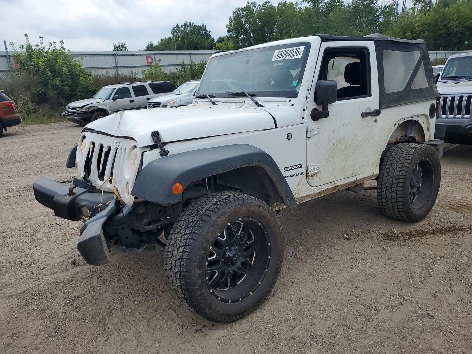 Aukcja sprzedaży 2016 Jeep Wrangler, vin: 1C4AJWAG0GL267485, numer aukcji: 66064036