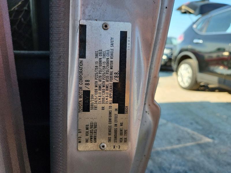 Aukcja sprzedaży 1988 Toyota Pickup, vin: JT4VN67M1J0007639, numer aukcji: 62816416